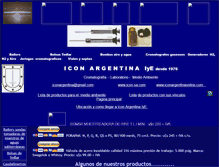 Tablet Screenshot of iconargentinaonline.com